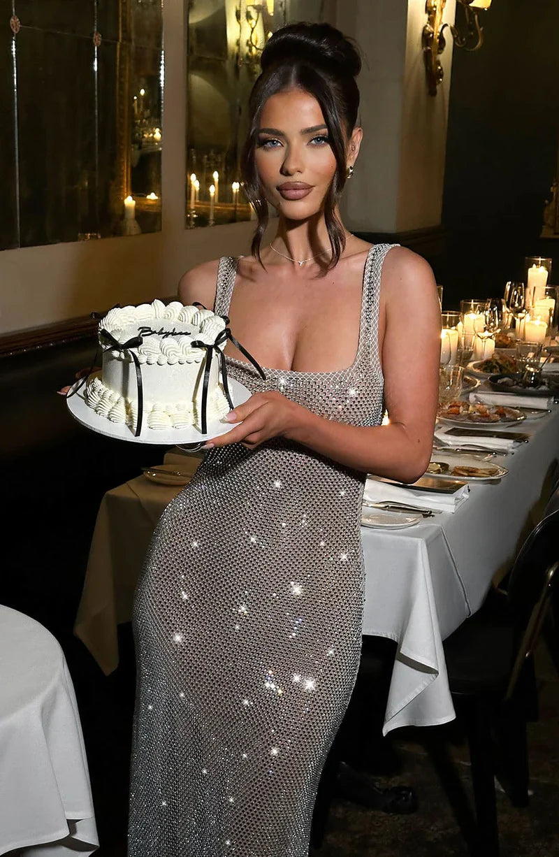 VIP Placeholder Item ATHENA MAXI DRESS - SILVER