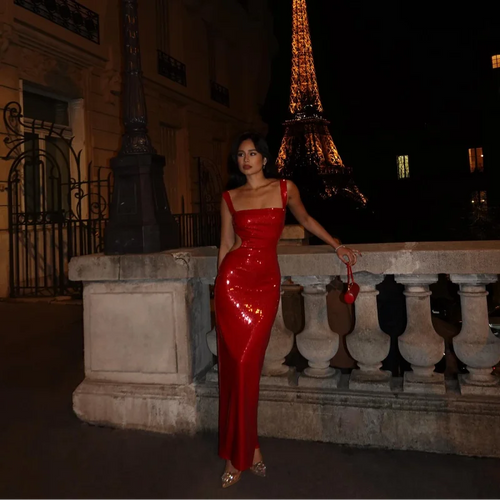 VIP Placeholder Item IRIS MAXI DRESS - RED